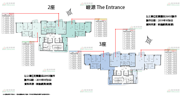 峻源 單位訂價圖 更新日期: 2019-09-09