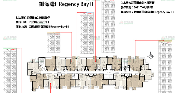 Regency Bay II Floorplan Pricelist Updated date: 2021-04-15