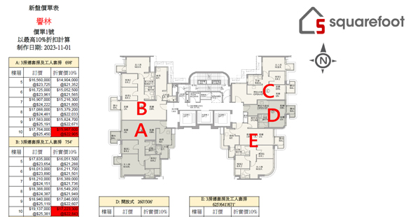 Garden Crescent Floorplan Pricelist Updated date: 2023-11-01